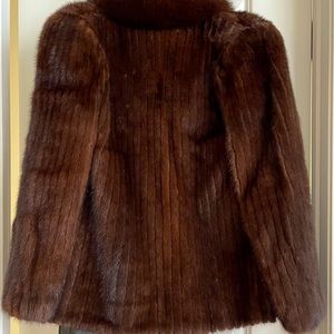 Authentic Brown Mink Fur